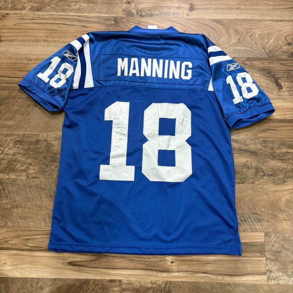 Vintage Y2K Peyton Manning Colts Reebok Jersey 2000s Reebok On‑Field